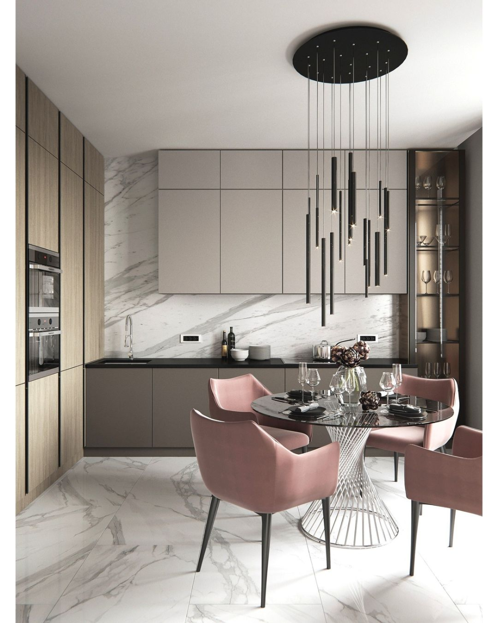 Кухонный дизайн 2024 70 фото интерьер дома кухня совмещенная с гостиной - 2019 Дизайн Интерьера Diseñ