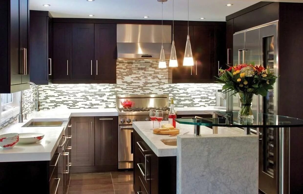 Кухонный дизайн и интерьер Дизайн маленькой кухни: 7 советов как сделать "хрущевку" просторнее - INMYROOM