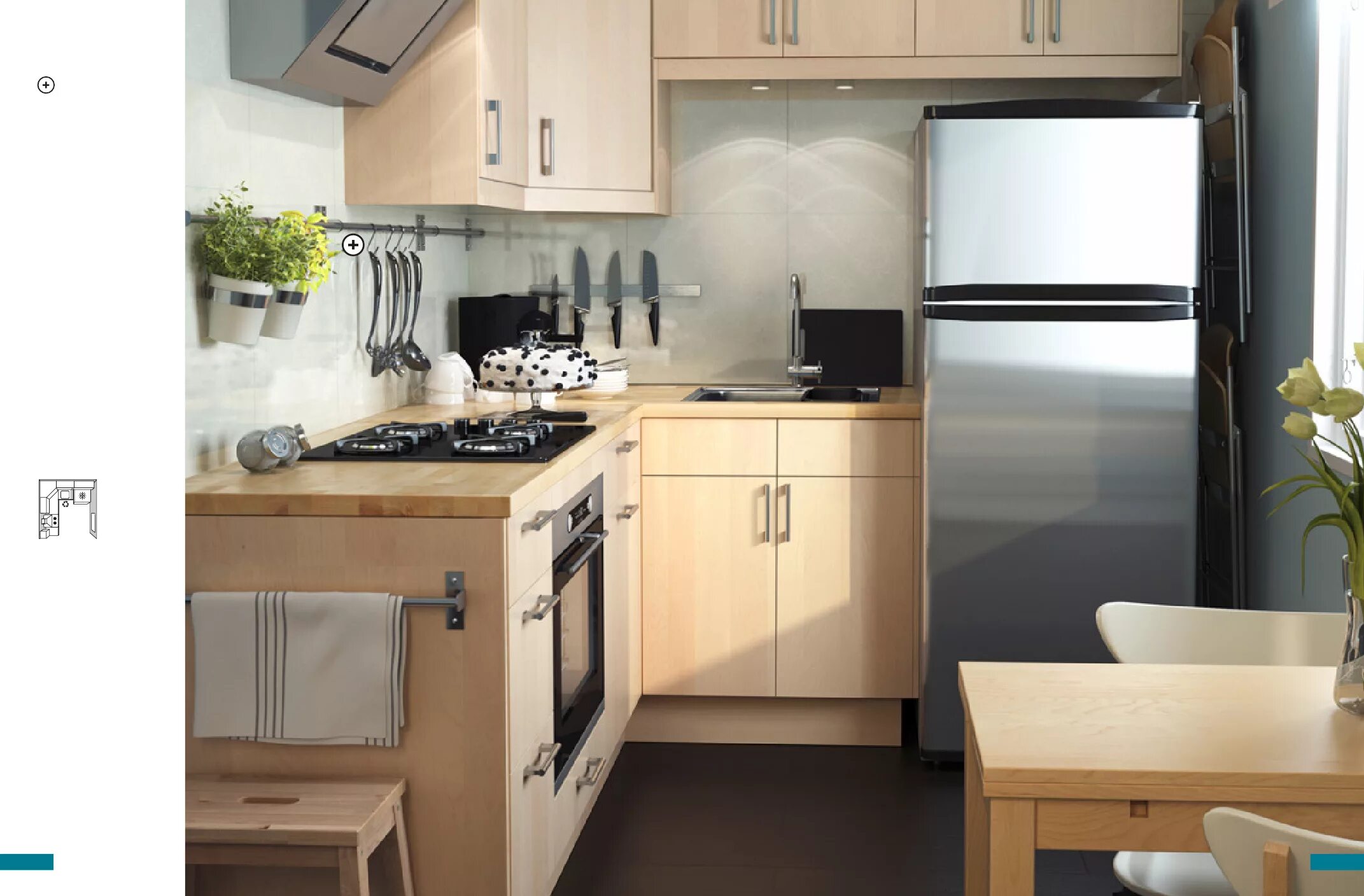 Кухонный дизайн маленькой кухни tiny kitchen, L- shaped Ikea small kitchen, Small kitchen inspiration, Small l s