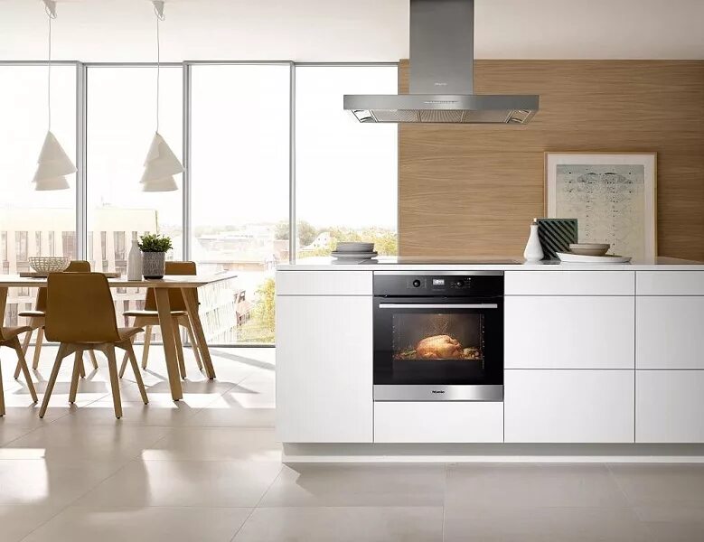 Кухонный духовой шкаф фото Электрический духовой шкаф MIELE H2561B CLST сталь CleanSteel купить в интернет-