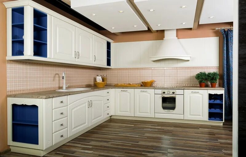 Кухонный двор кухни каталог фото цены Кухня "Вероника" МДФ + эко мембрана/эмаль - Мебельная компания "Наша Марка"