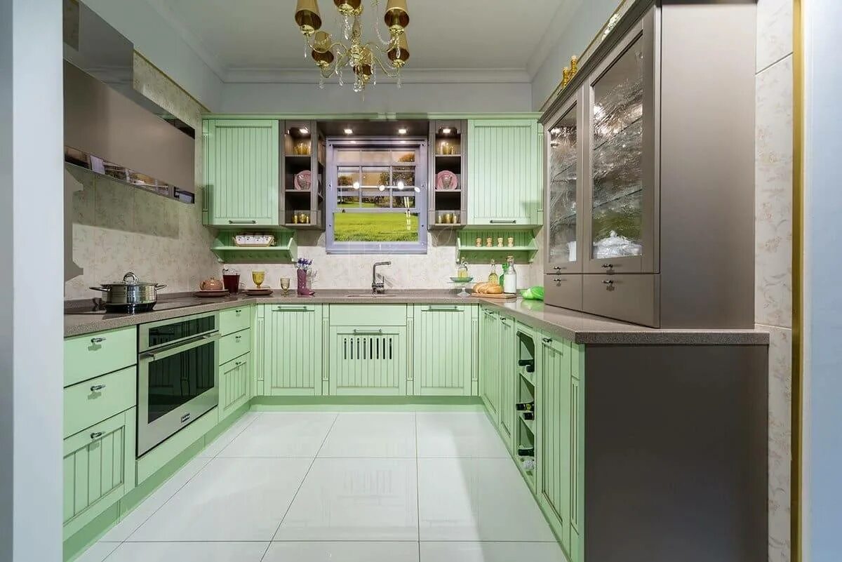 Кухонный двор кухни каталог фото цены Угловая кухня 12 кв м с холодильником (20 фото): примеры удачных интерьеров