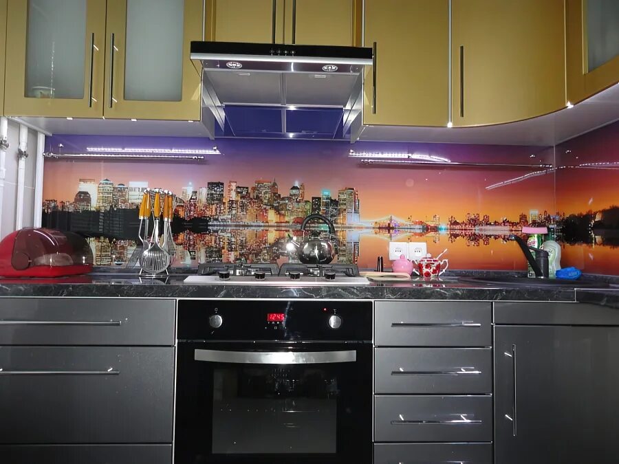 Кухонный фартук для кухни фото Пластиковый фартук ВАША КУХНЯ