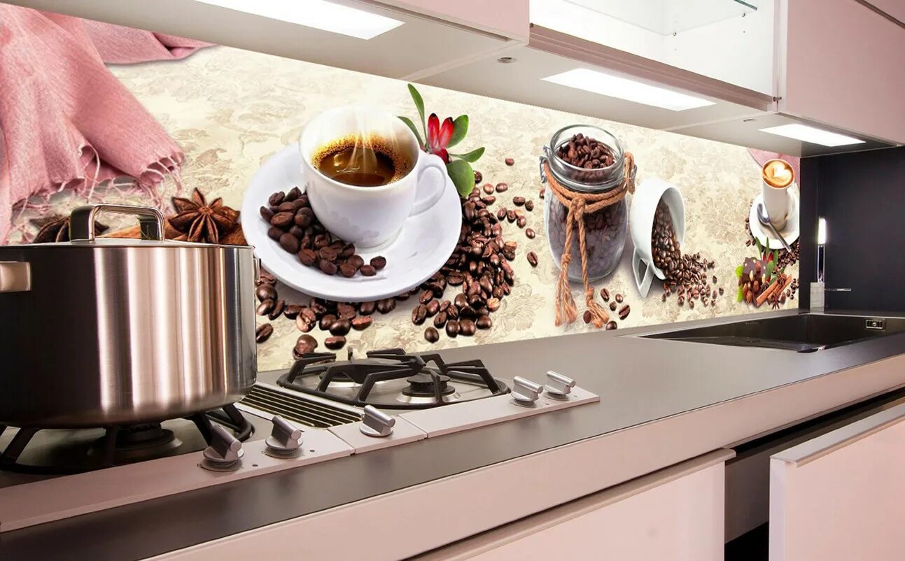 Кухонный фартук фото Фартуки кафе - 83 фото