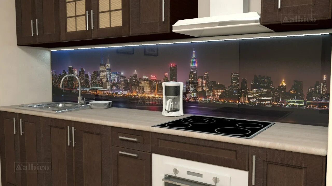 Кухонный фартук фото Стеновая панель фото ⋆ Кухни "КОХ" - интернет магазин мебели