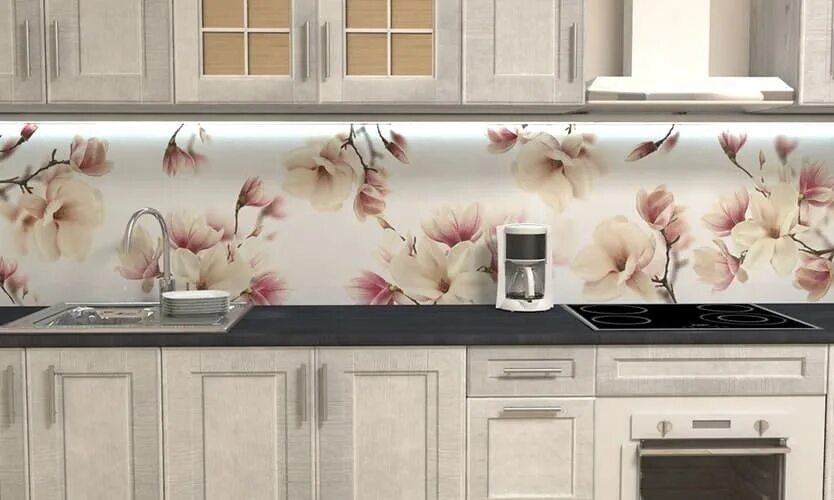 Кухонный фартук фото мдф Кухонный фартук из АБС пластика ПВХ с фотопечатью купить