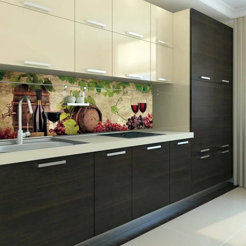 Кухонный фартук фото мдф Фартук из мдф для кухни: стоит брать или нет?