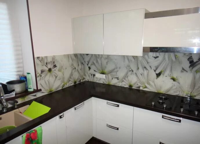 Кухонный фартук фото мдф Кухонный фартук из МДФ