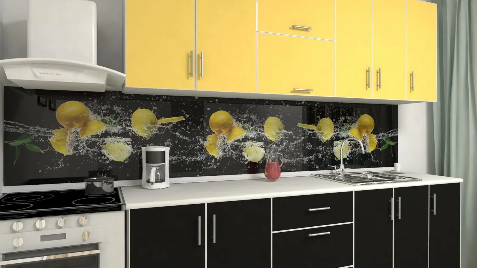 Кухонный фартук фото мдф Фартук для кухни из мдф с фотопечатью: фото, плюсы и минусы, особенности установ