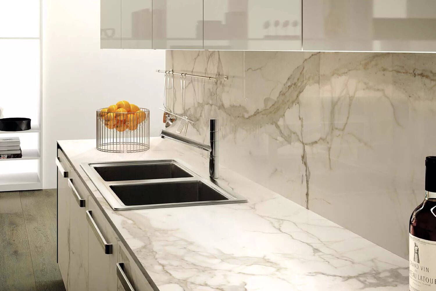 Кухонный фартук из керамогранита 120х60 фото Подборка коллекций керамической плитки с тематикой Калакатта.