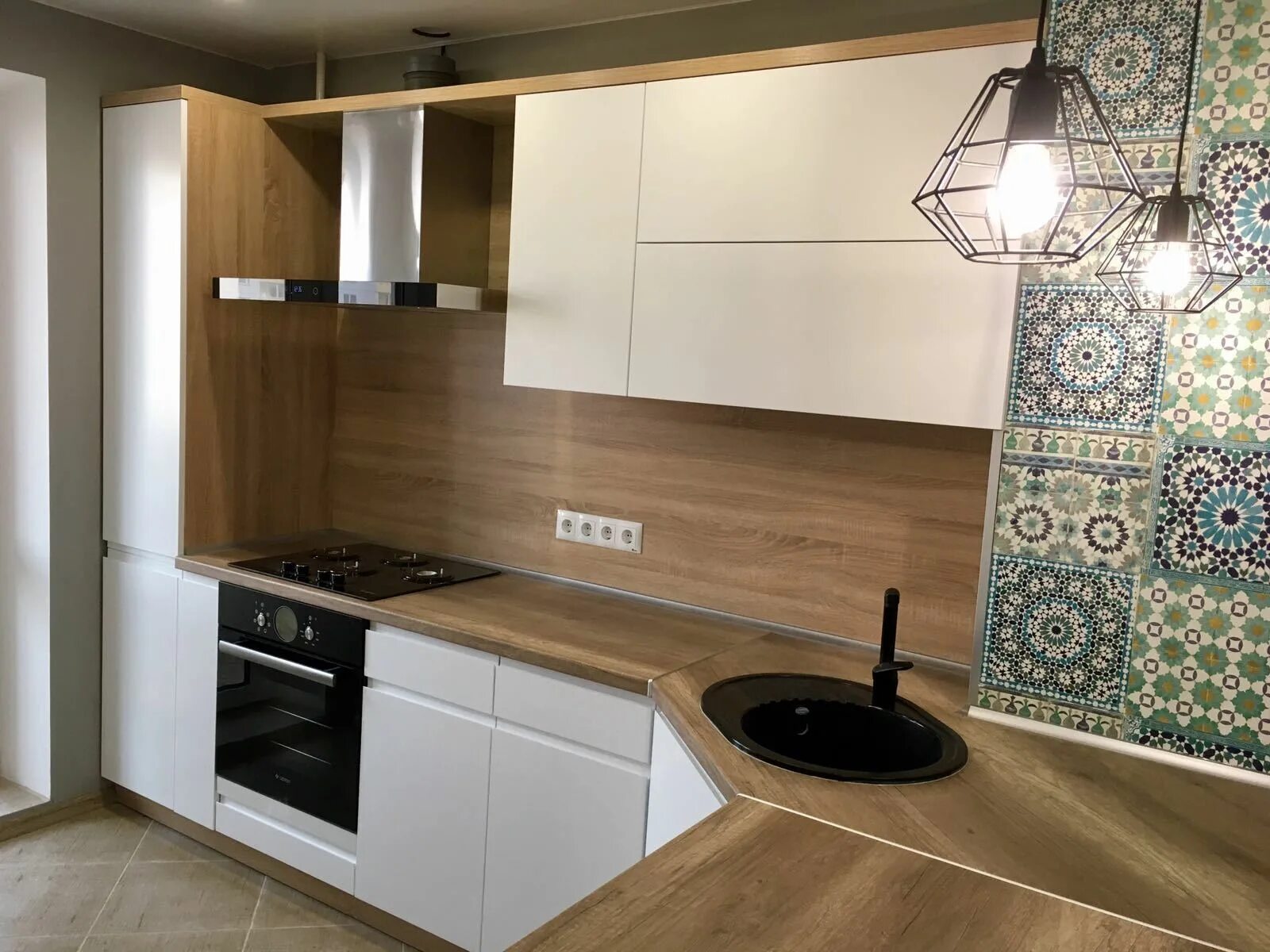 Кухонный фартук из ламината фото Кухня Decoreo Project 2 - Decoreo