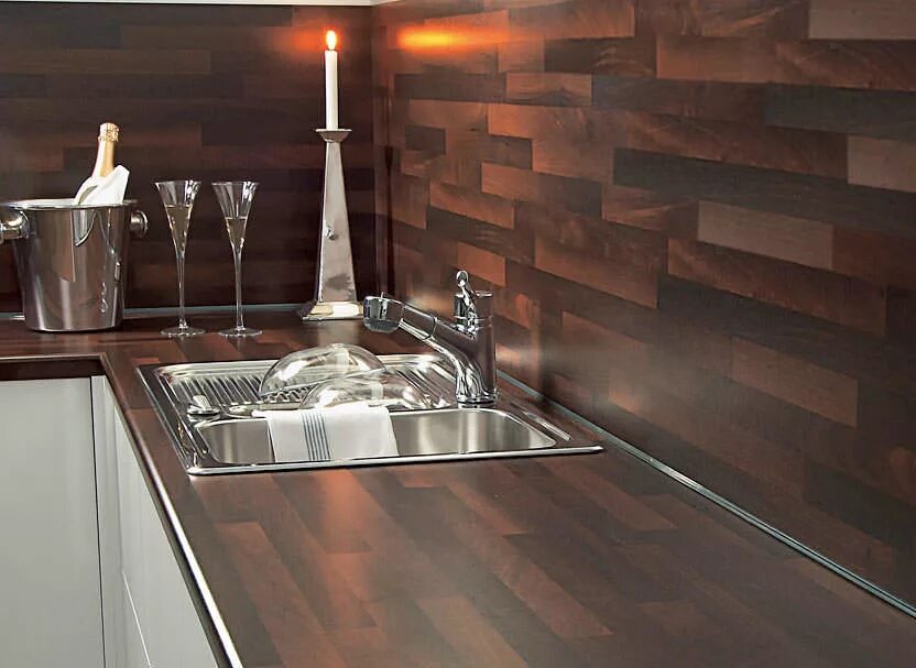 Кухонный фартук из ламината фото Панели для фартука на кухню: обзор разновидностей и советы по выбору