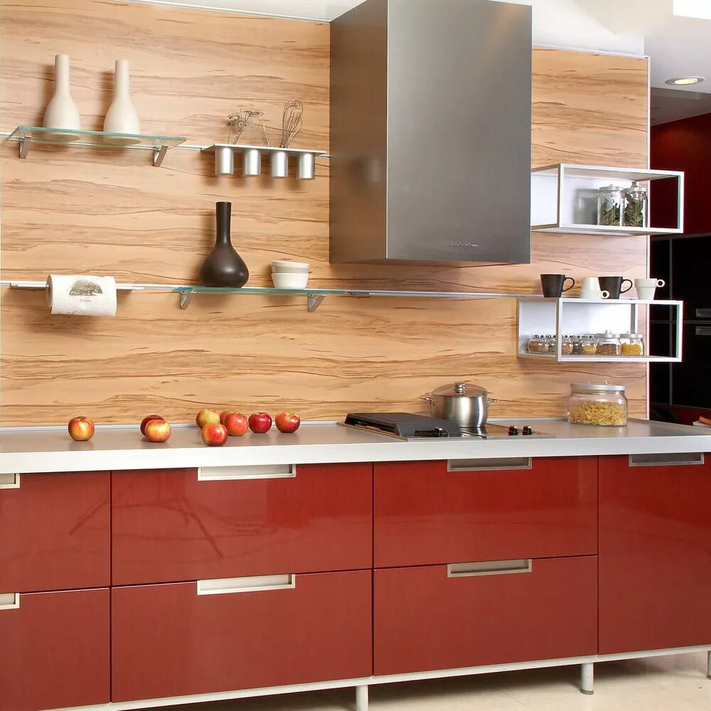 Кухонный фартук из ламината фото Axcellent Furniture New Style Acrylic With Stainless Steel Kitchen Knife Set - B