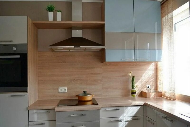 Кухонный фартук из ламината фото Фартук из мдф для кухни: стоит брать или нет?