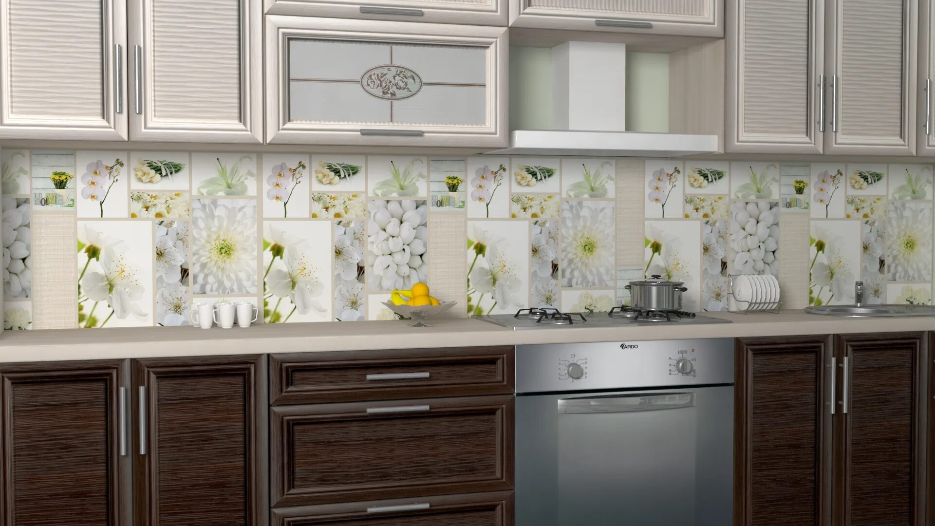 Кухонный фартук из мдф панелей фото Мдф панели для фартука кухни: найдено 90 картинок