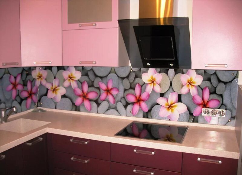 Кухонный фартук из пластика фото цена Кухонные фартуки с фотопечатью