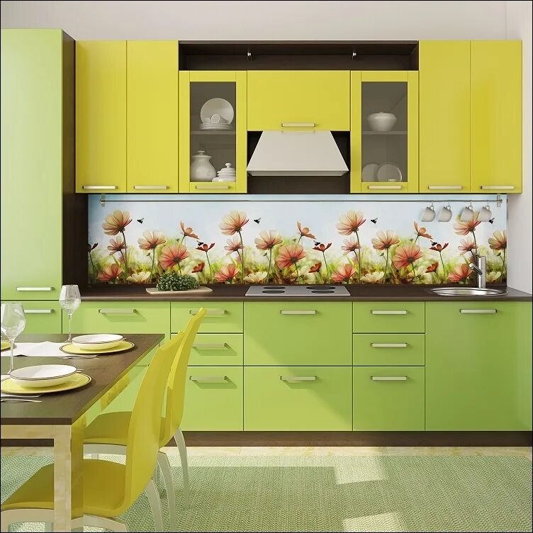 Кухонный фартук из пластика фото цена Кухонный фартук ABS "Пчёлки" - купить в Москве, цены в интернет-магазине Перестр