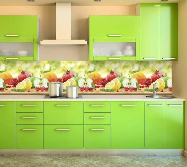 Кухонный фартук из пластика фото цена Фартук на кухню из пластика фрукты 600 мм (длина 3 м) купить в СПб ☎ +7(904)602-