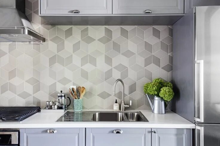 Кухонный фартук из плитки фото 5 Tile Trends for Every Surface Unique kitchen backsplash, Kitchen backsplash tr