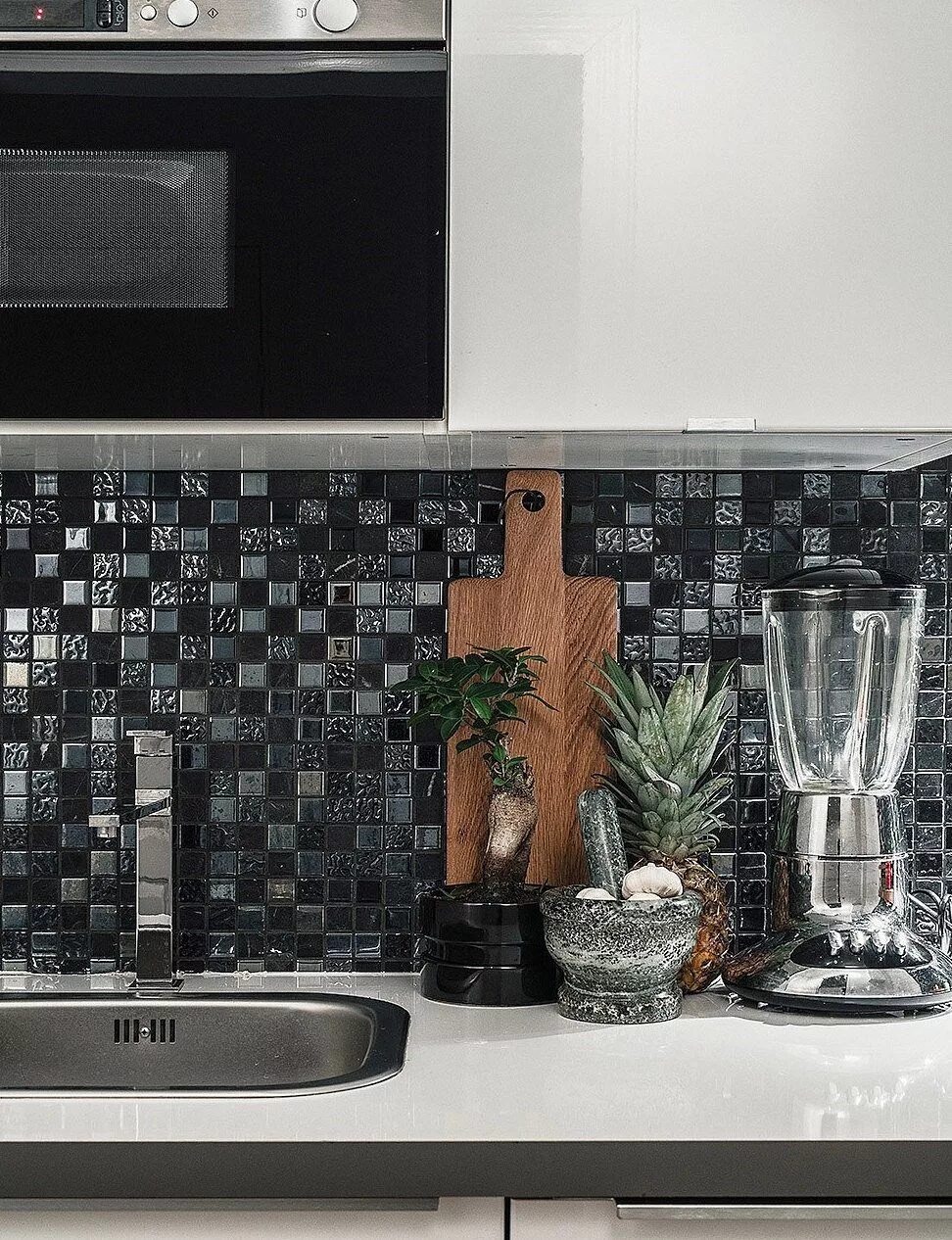 Кухонный фартук мозаика фото Мозаика Для Кухни На Фартук: 175+ (Фото) Разновидных Интерьеров Planete deco, Ap