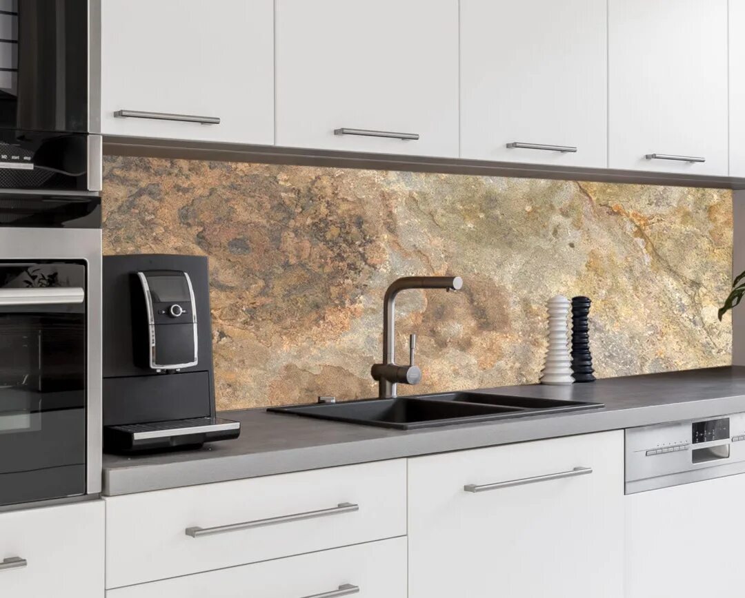 Кухонный фартук на стену камни фото Фартук Autumn из натурального камня Samplestone для кухни