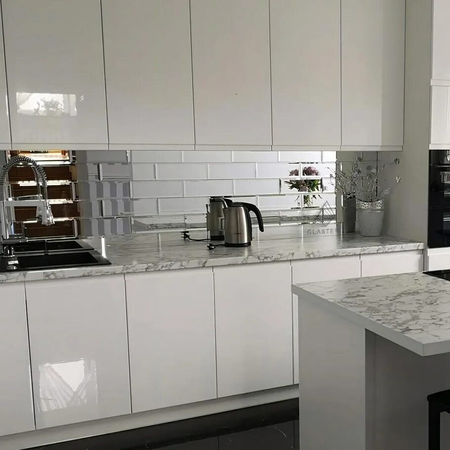 Кухонный фартук зеркальный фото Зеркальный фартук - CormanStroy.ru