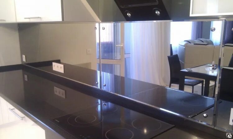 Кухонный фартук зеркальный фото Фартук для кухни зеркальный купить от 850 руб./кв.м в Нижнем Новгороде от компан