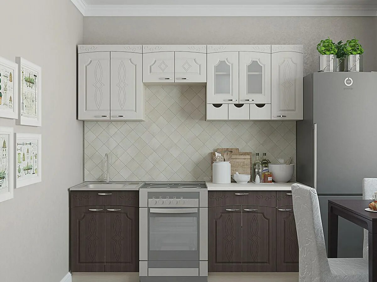 Кухонный гарнитур 1.5 м фото Купить Кухонный гарнитур "Легенда-4" 1,5 м по цене 25580 руб в Новосибирске в ин