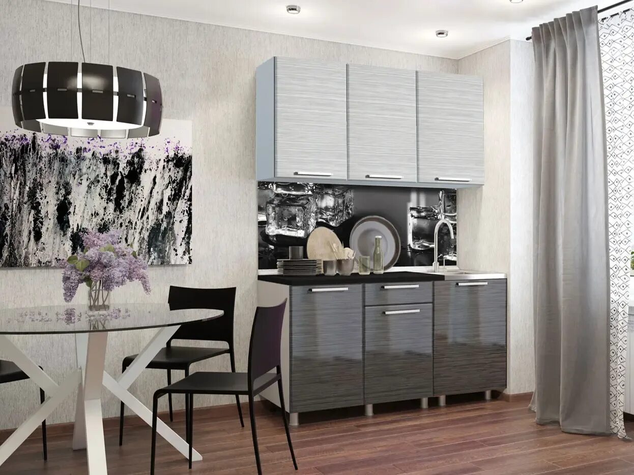 Кухонный гарнитур 1.5 м фото Кухня Титан 1.5 (БТС) - Мебель Донбасса Купить Кухонные гарнитуры в Луганске