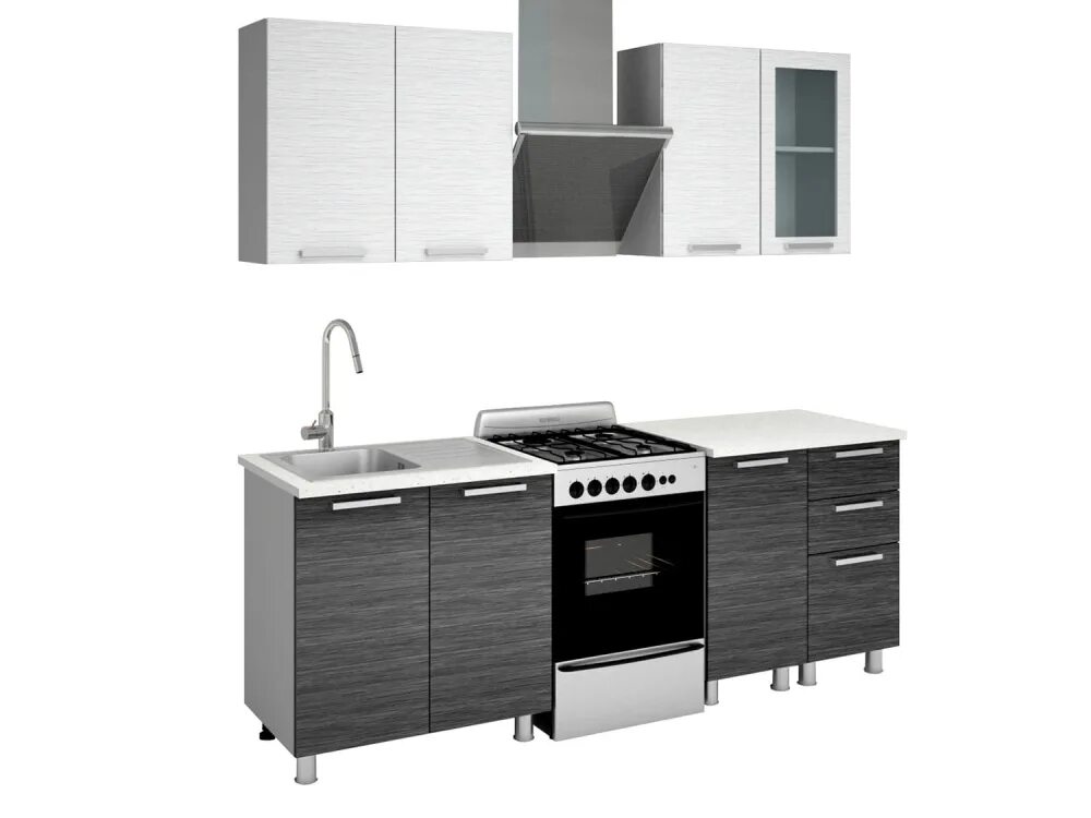 Кухонный гарнитур 1.5 м фото Купить Кухонный гарнитур Титан модульный недорого в Орле. Распродажа мебели, ски