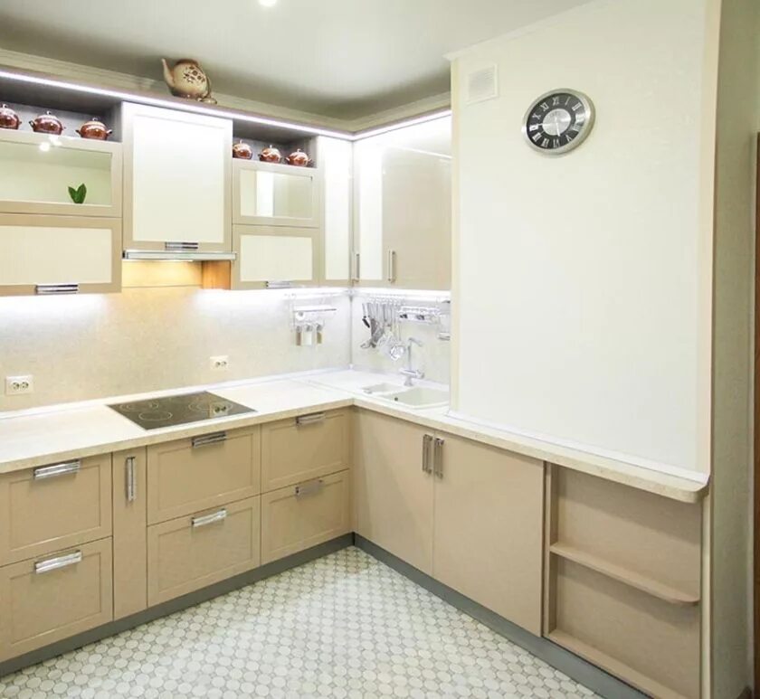 Кухонный гарнитур 12 кв м фото Шкафы для кухни (55 фото): функциональные, вместительные, стильные