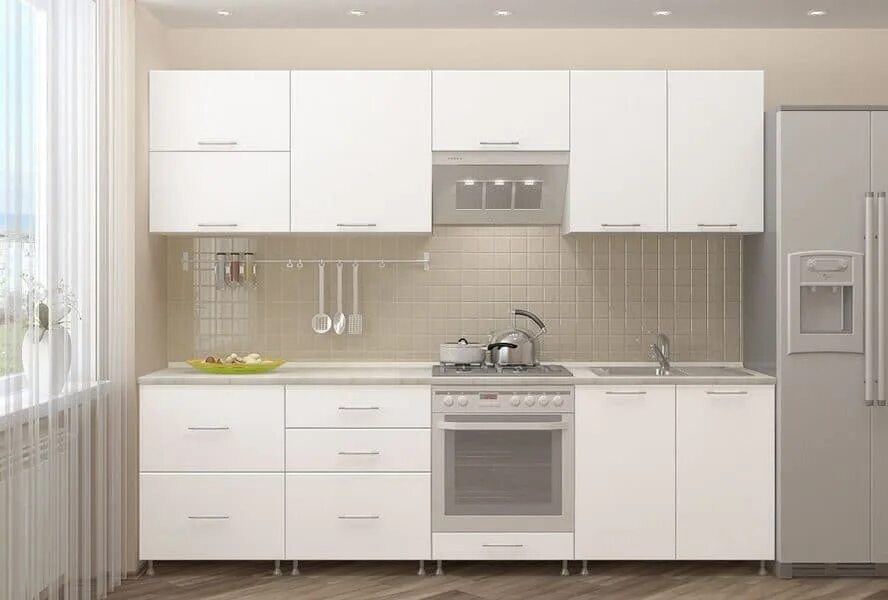 Кухонный гарнитур 2 на 2 фото Кухни из МДФ купить в СПб недорого Складно- страница 8