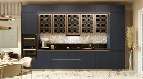 Кухонный гарнитур 2024 фото Прямая кухня Верджиния