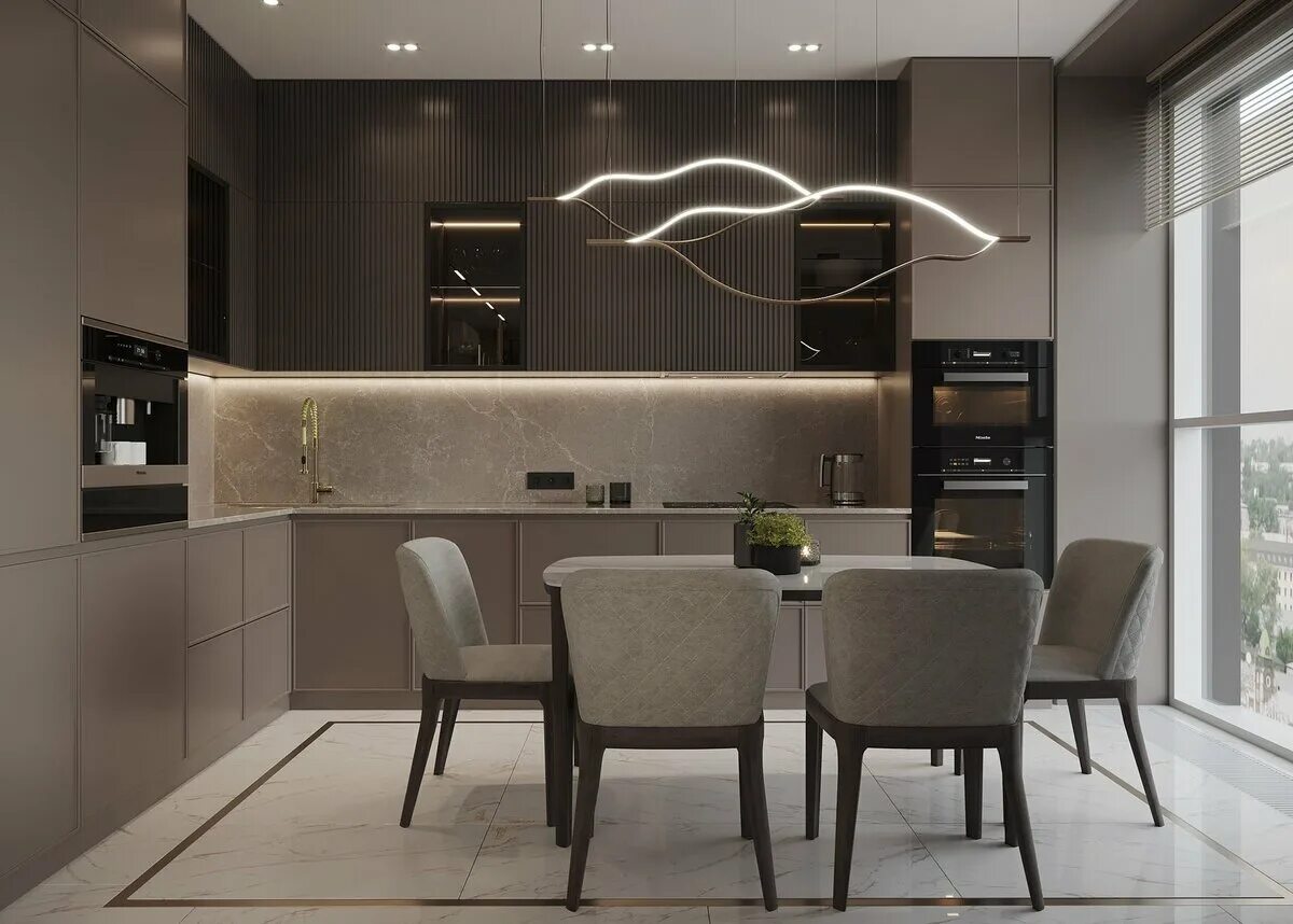 Кухонный гарнитур 2024 года тренд фото ЭТИ ДВА СТИЛЯ в дизайне интерьера будут в ТРЕНДЕ в 2024 году (+50 фото примеров 