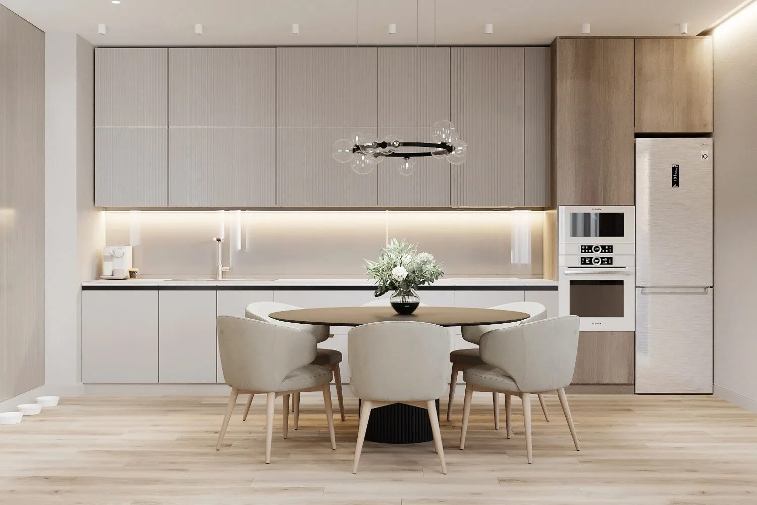 Кухонный гарнитур 2024 тренд фото Тренды кухонь 2024 года: найдено 74 картинок