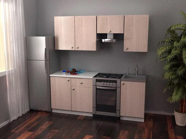 Кухонный гарнитур 2м фото Кухни эконом класса - Фотография 11 из 20 ВКонтакте