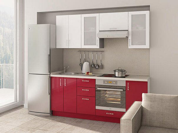 Кухонный гарнитур 2м фото Фото: Кухни Петербурга, мебель для кухни, Новоизмайловский просп., 22, корп. 2, 