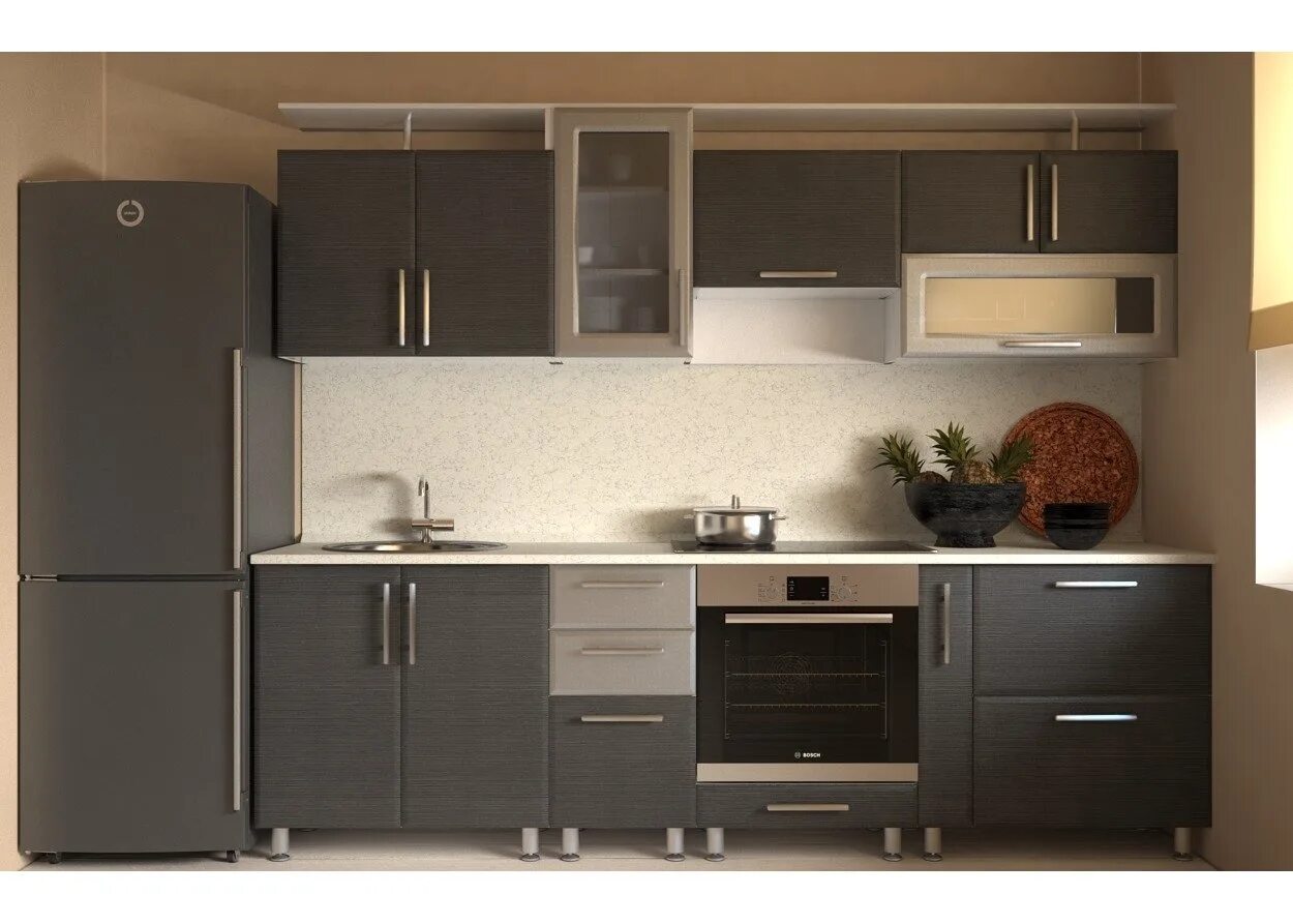 Кухонный гарнитур 3 на 3 фото Фото кухонного гарнитура 3 метра: найдено 87 картинок