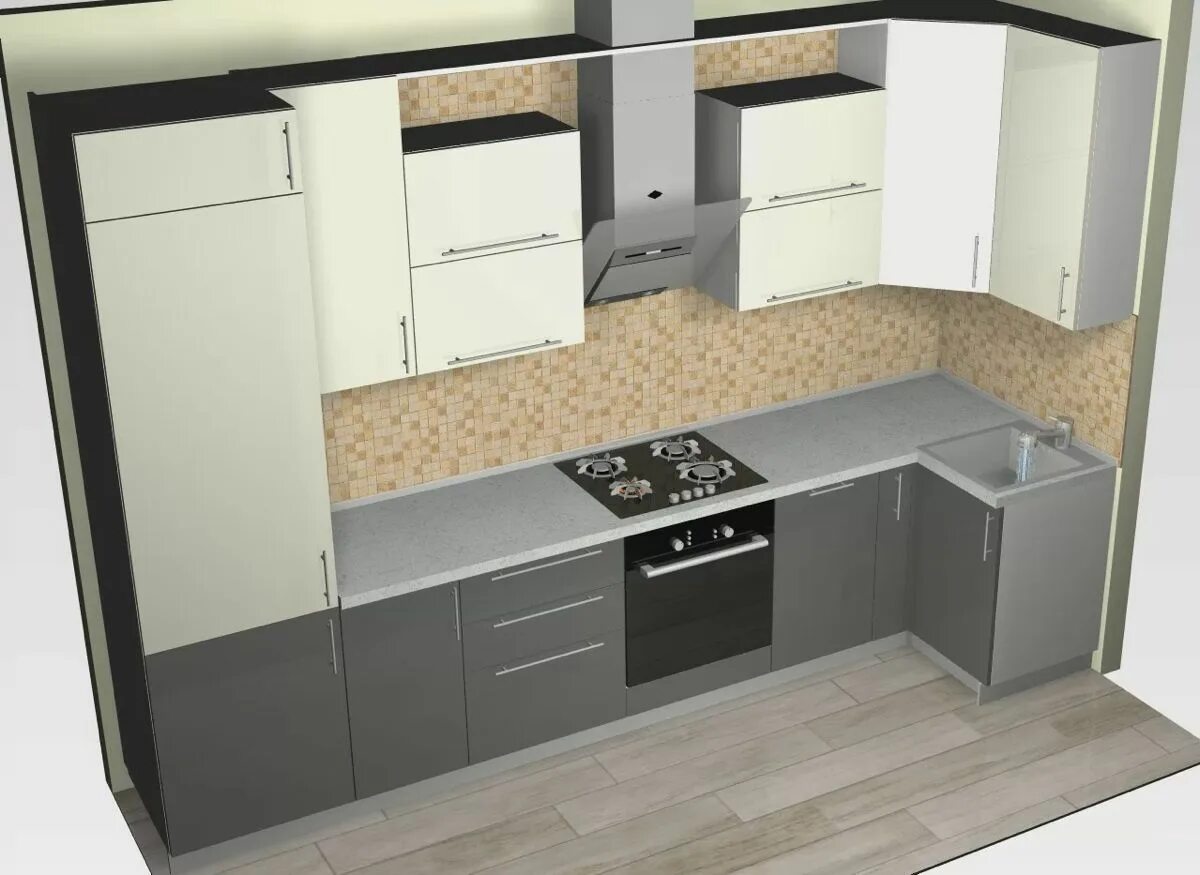 Кухонный гарнитур 3.5 метра угловой фото Пин от пользователя matina kougiouri на доске έπιπλο Планы кухни, Компактная кух