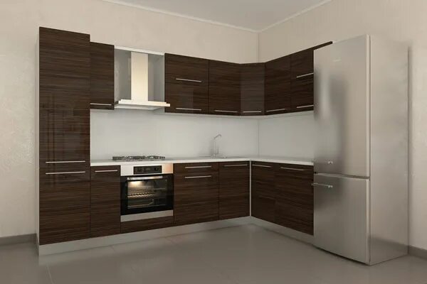 Кухонный гарнитур 3.5 метра угловой фото Sveta ⋆ Кухни "КОХ" - интернет магазин мебели