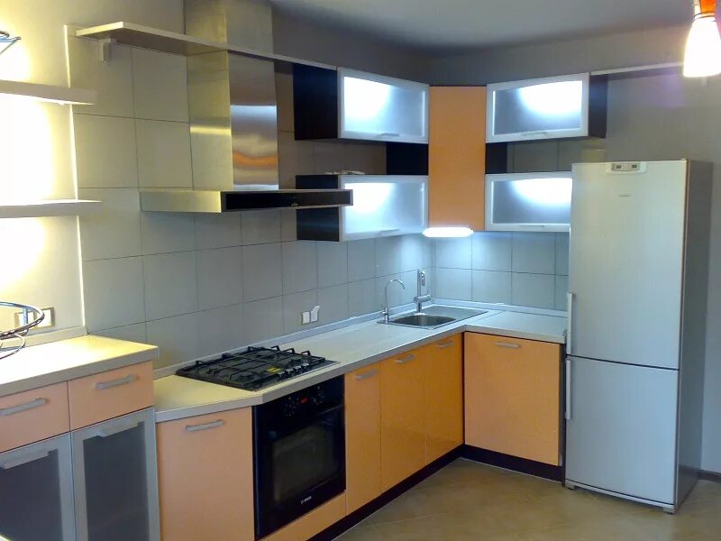 Кухонный гарнитур 3.5 метра угловой фото Кухня 1.5 Метра Угловая Дизайн Фото - Дизайн Кухни Фото