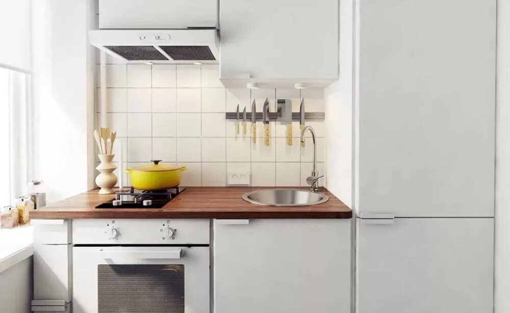 Кухонный гарнитур 5 кв м фото Маленькие кухни на заказ - Мебель Атмосфера