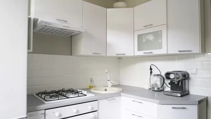 Кухонный гарнитур 5 кв м фото КУХНЯ В ХРУЩЕВКЕ Минимализм на кухне 5 кв.м. Небольшие кухни, Планы кухни, Кроше