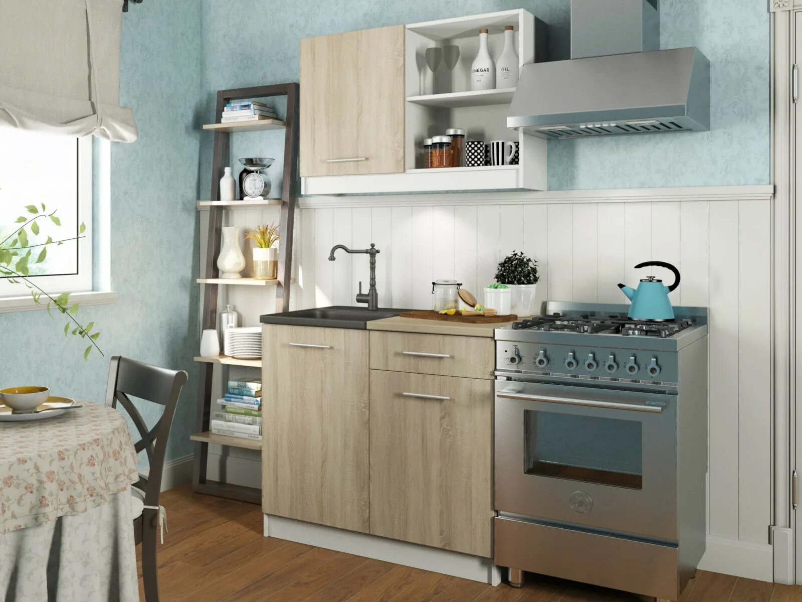 Кухонный гарнитур алиса фото Кухонный гарнитур Алиса мини № 1 Дуб Сонома - купить в Нижневартовске на Вартовс