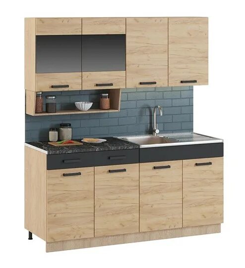 Кухонный гарнитур алиса фото Кухонный гарнитур Алиса 13 в Новосибирске выгодно купить - за 20716 р