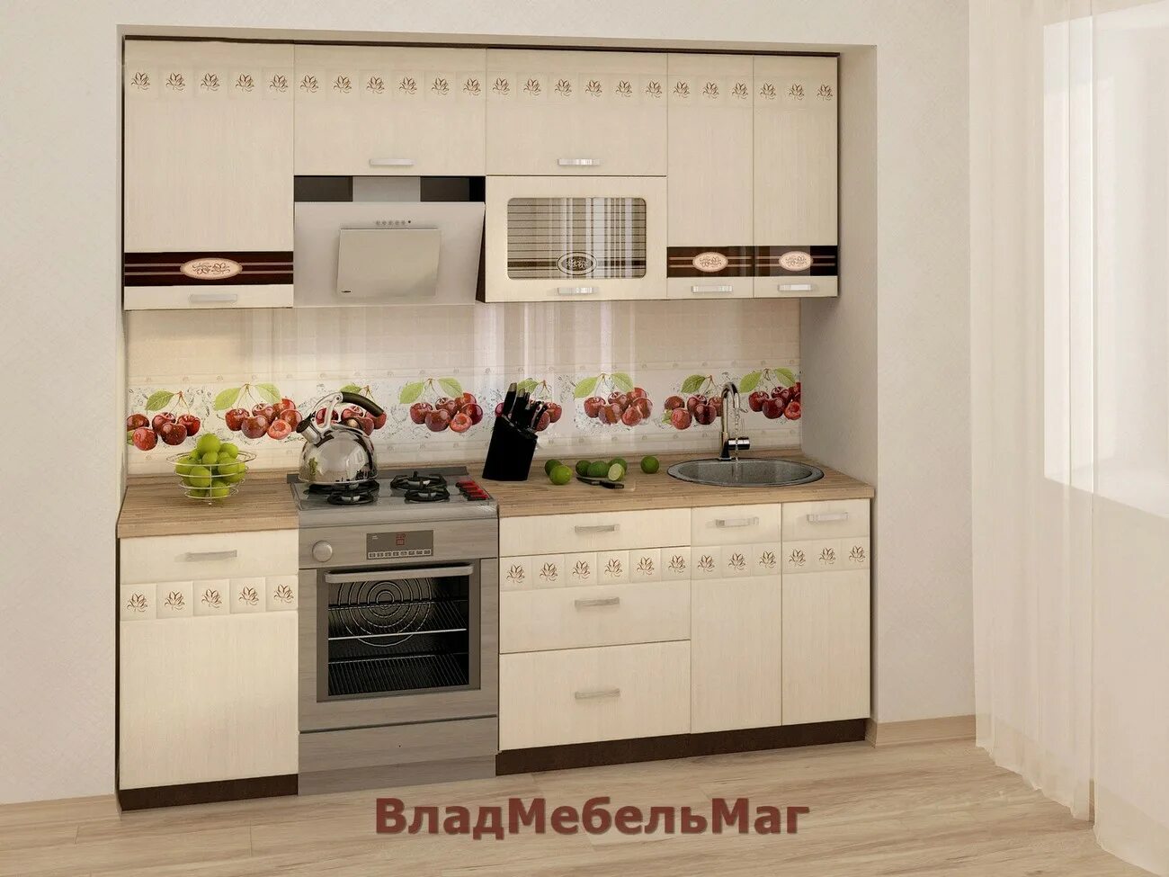 Кухонный гарнитур аврора фото и цены Кухня "Аврора-8" можно купить онлайн в магазине, id6752