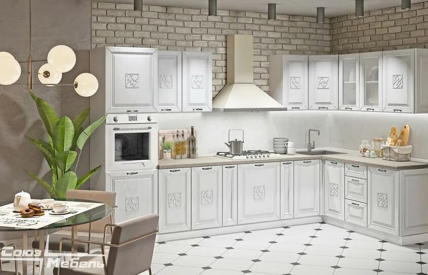 Кухонный гарнитур азалия фото Кухня модульная Азалия