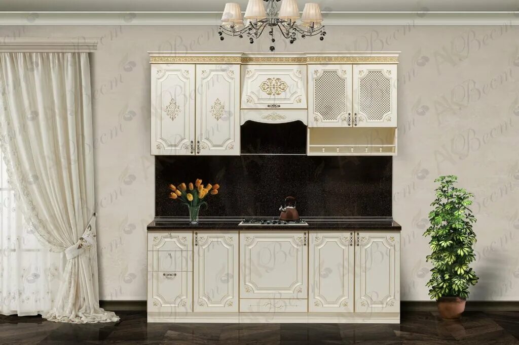 Кухонный гарнитур азалия фото Мебель-Века, мебель на заказ, ул. Розы Люксембург, 37, Будённовск - Яндекс Карты