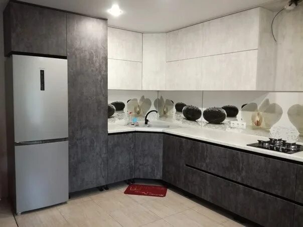 Кухонный гарнитур бетон фото Ну вот практически и всё) Осталась вытяжка Школа ремонта Фотострана Пост № 21247