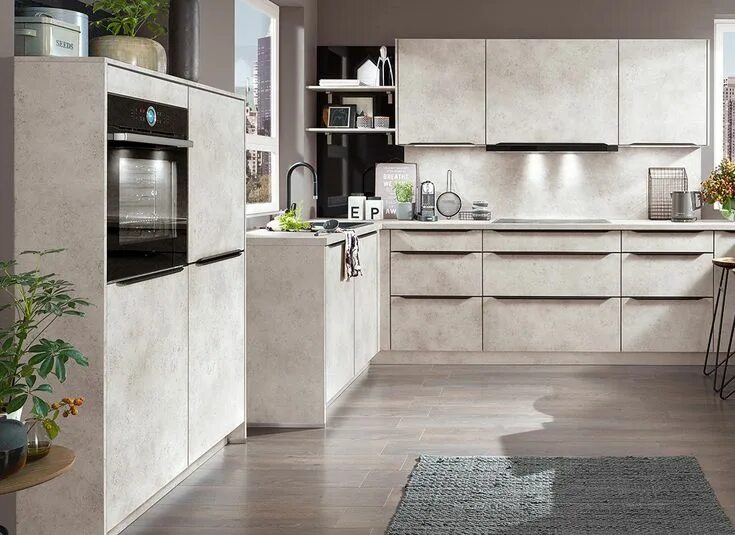 Кухонный гарнитур бетон фото New Matt Kitchens Gallery Einbauküche, Küche quelle, Küche